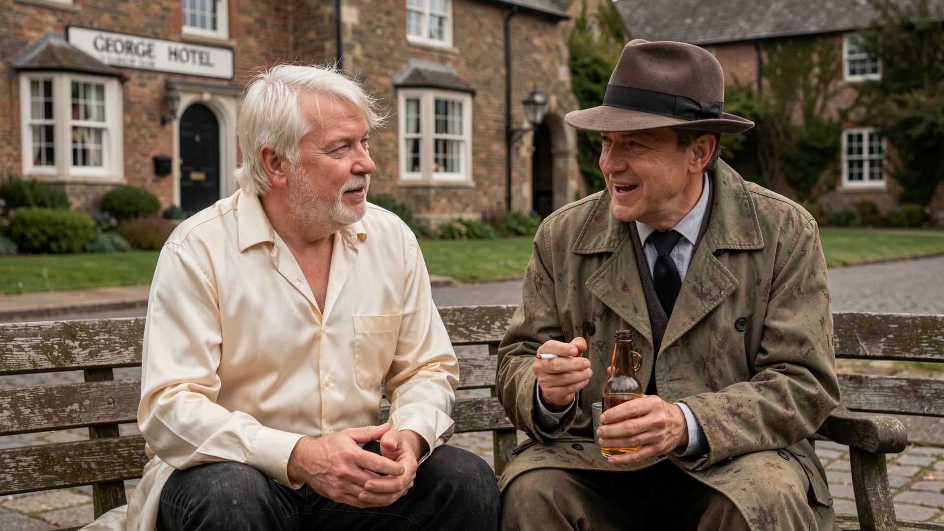 A Noir detective and me talking